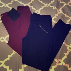 Jegging bundle- good quality- burgundy and black
